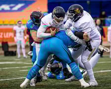 Panthers Wrocław pokonali Fehervar Enthroners 55:12 podczas pierwszego spotkania European League of Football 2025