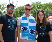<p>Kibice na meczu Panthers Wrocław z Centurions Cologne</p>