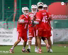Mecz Polska - Niemcy na na Mistrzostwach Europy Mężczyzn w Lacrosse Wrocław 2025