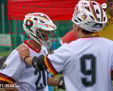 Mecz Polska - Niemcy na na Mistrzostwach Europy Mężczyzn w Lacrosse Wrocław 2025