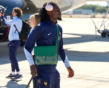 Drużyna narodowa Francji wylądowała we Wrocławiu (4 września 2025)