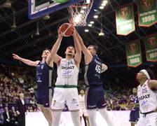 Mecz Orlen Basket Ligi - Śląsk Wrocław - Dziki Warszawa w hali Orbita (23 grudnia 2025 r.).