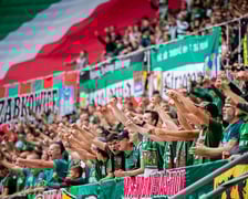 Kibice podczas meczu Śląska Wrocław na Tarczyński Arena