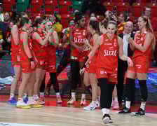 <p>Koszykarki Ślęzy Wrocław cieszą się ze zwycięstwa w finale Pucharu Polski. Sosnowiec, 11.01.2026</p>