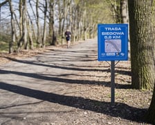 Trasa biegowa wzdłuż Kanału Żeglugowego i Powodziowego między Mostami Chrobrego a Jagiellońskimi