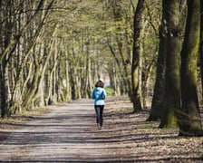 Trasa biegowa wzdłuż Kanału Żeglugowego i Powodziowego między Mostami Chrobrego a Jagiellońskimi