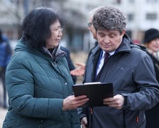 <p>Мітинг до четвертої річниці російського вторгнення в Україну. Площа Новий Тарг, 24 лютого 2026 року</p>