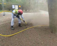 Prace w Parku Grabiszyńskim we Wrocławiu