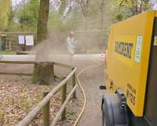 Prace w Parku Grabiszyńskim we Wrocławiu