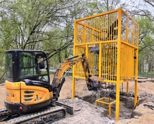 Powstający park przy ul. Idzikowskiego we Wrocławiu