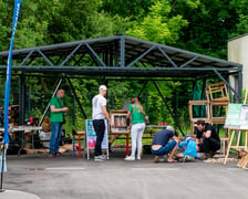 WKE podczas wydarzenia prezentującego mobilną grę miejską.