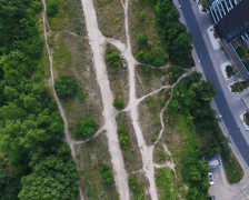 Działka na której ma powstać Park Henrykowski