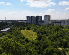 Działka na której ma powstać Park Henrykowski