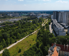 Działka na której ma powstać Park Henrykowski