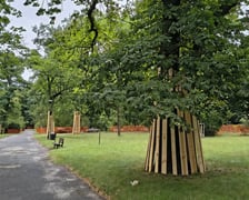 <p>Park Szczytnicki - zabezpieczenie zieleni przed pracami remontowymi, lipiec 2026</p>