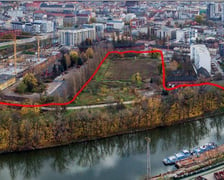 Lokalizacja parku Mieszczańskiego na Kępie Mieszczańskiej we Wrocławiu