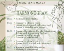 Harmonogram wydarzeń w Ogrodzie Botanicznym - 5 marca