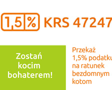 <p><a href="https://www.facebook.com/FopWroclaw/" target="_blank" rel="nofollow noopener">Fundusze pozyskane w ramach 1,5 proc. stanowią także gł&oacute;wne źr&oacute;dło finansowania działalności Fundacji Ochrony Przyrody i Pomocy Zwierzętom</a>, a wszystkie otrzymane środki przeznaczane są na potrzeby zwierząt. Pod stałą opieką fundacji jest około 100 kot&oacute;w &ndash; zar&oacute;wno wolnobytujących, jak i umieszczonych w domach tymczasowych lub w siedzibie fundacji.</p>
<p>W ostatnich rubrykach formularza podatkowego PIT wpisz numer KRS 0000047247.</p>