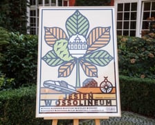Plakat promujący jesienny sezon w Ossolineum