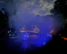 Nocne iluminacje w Ogrodzie Botanicznym