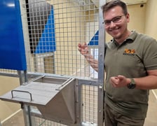 <p>Paweł Sroka, kierownik Wydziału Zwierząt Drapieżnych</p>