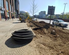<p>Teren przy Galerii Dominikańskiej w 2019 roku</p>