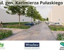Ul. Pułaskiego - po (wizualizacja)