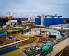 <p>Rozbudowa Wrocławskiej Oczyszczalni Ściek&oacute;w, pierwszy etap prac</p>