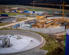 <p>Rozbudowa Wrocławskiej Oczyszczalni Ściek&oacute;w, pierwszy etap prac</p>