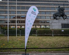 Wrocław zazielenia plac przy pomniku Bolesława Chrobrego - konferencja prasowa 17.03.2025