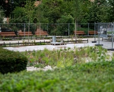 Prace na placu przy pomniku Chrobrego we Wrocławiu, 28 lipca 2025