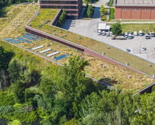 Dach na obiekcie MPWiK przy ul. Na Grobli