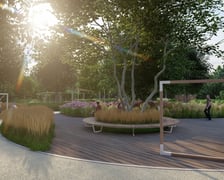 Wizualizacja Parku Literackiego na Złotnikach