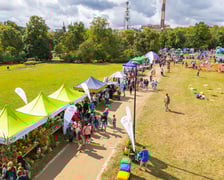 Piknik w parku Staszica z drona, 6 września 2025