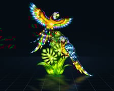 wizualizacje wystawy Garden of Lights