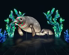 wizualizacje wystawy Garden of Lights