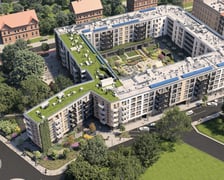 Na Brochowie u zbiegu ulic: Mościckiego, Semaforowej, Pakistańskiej i Wietnamskiej TBS Wrocław buduje 200 mieszkań na tani wynajem. Inwestycja wyprzedzająco mieści się we Wrocławskim Standardzie Zielenego Budynku