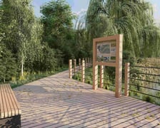 Drugi etap Smoczego Uroczyska - wizualizacja drewnianego pomostu