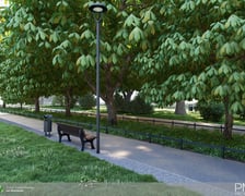 Rewitalizacja części Parku Szczytnickiego - wizualizacja