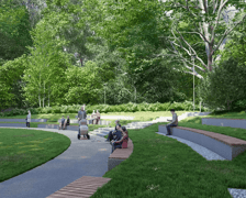 Rewitalizacja części Parku Szczytnickiego - wizualizacja