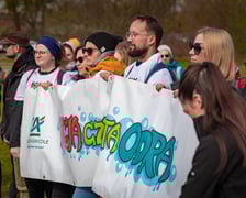 Akcja Czysta Odra, Wrocław, 8 kwietnia 2026, okolice Kładki Zwierzynieckiej