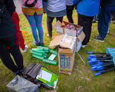 Akcja Czysta Odra, Wrocław, 8 kwietnia 2026, okolice Kładki Zwierzynieckiej