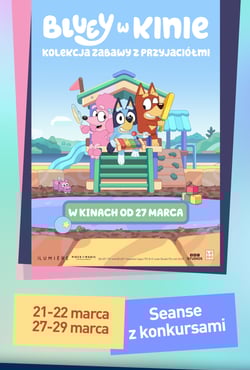 Plakat filmu Bluey w kinie: Kolekcja Zabawy z przyjaciółmi - seanse z konkursami HDD