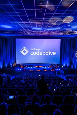 Plakat filmu 12. edycja konferencji code::dive