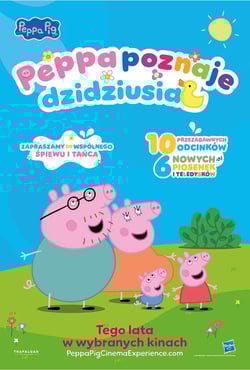 Plakat filmu Świnka Peppa poznaje dzidziusia