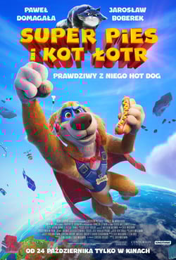 Plakat filmu Super pies i kot łotr (dubbing)