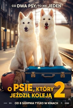 Plakat filmu O psie, który jeździł koleją 2