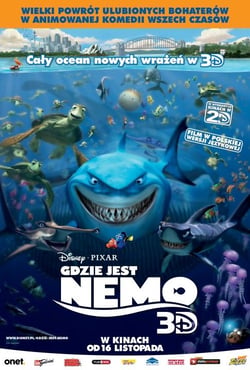Plakat filmu Gdzie jest Nemo? 3D (dubbing)