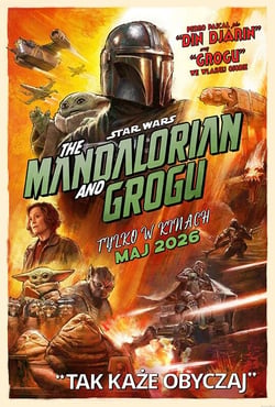 Plakat filmu Gwiezdne wojny: The Mandalorian i Grogu 3D
