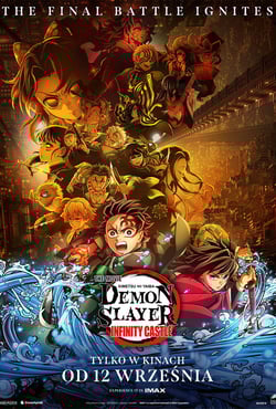 Plakat filmu Demon Slayer: Kimetsu no Yaiba Infinity Castle